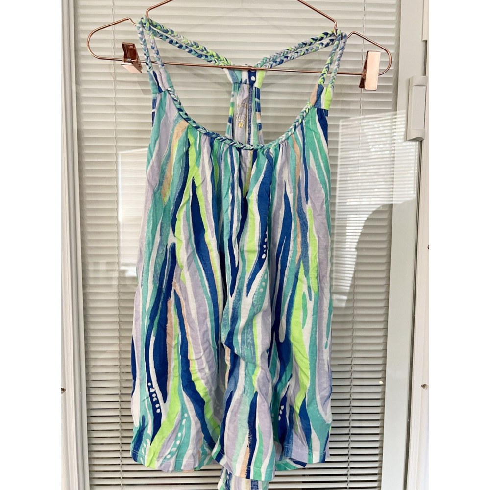 Lilly Pulitzer Tops Lilly Pulitzer Aleida Tank shore perfection 29782 SIZE SMALL